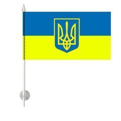 Двосторонні Автомобільні прапорці на скло