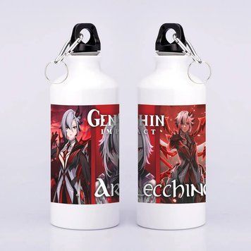 Дитячі пляшки для води Genshin Impact, пляшка Arlecchino, пляшка Арлекіно 500 мл
