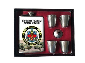 Набір Фляга Військово - Медична Служба України