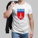 Мужская белая футболка 122-я отдельная бригада территориальной обороны
