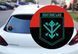 Наклейка на Авто 17-я Полтавская бригада &laquo;Рейд&raquo; 15х15 см