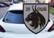 Наклейка на Авто 25-й отдельный штурмовой батальон / 25 ОШБ 15х15 см