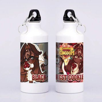 Дитячі пляшки для води Сookie run kingdom, пляшка Black Forest Cookie 500 мл