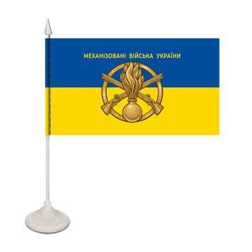 Настольный Односторонний флажок Механизированные войска Украины