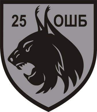 Магнитные наклейки на авто 25-й отдельный штурмовой батальон / 25 ОШБ  30*30 см