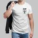 Мужская белая футболка 26-я артиллерийская бригада